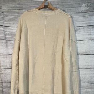Raw Hem Knit Sweater